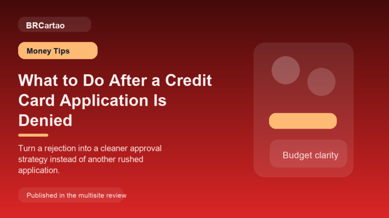 What to Do After a Credit Card Application Is Denied